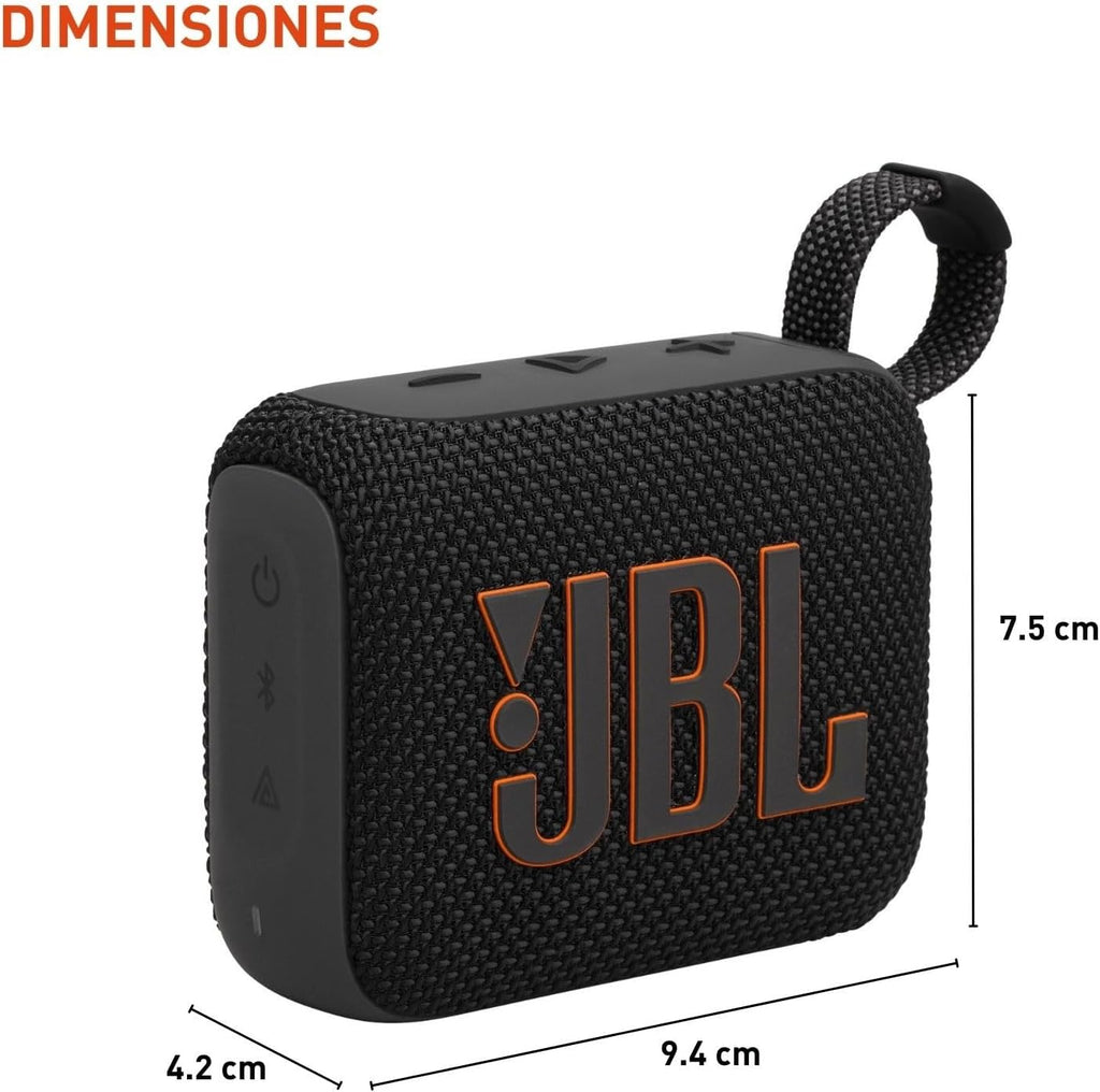JBL Go 4 Ultra-Portable Waterproof Bluetooth Speaker – IP67 Dustproof, 7-Hour Playtime & Big JBL Pro Sound