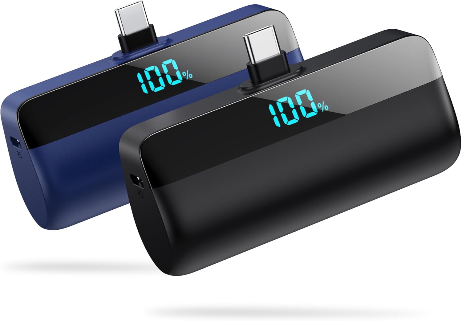 [2-Pack] Mini Portable Charger for Iphone 17/16/15,Upgraded 5500Mah PD Fast Charging USB C Power Bank,Travel Essentials Battery Pack for Iphone Galaxy Android