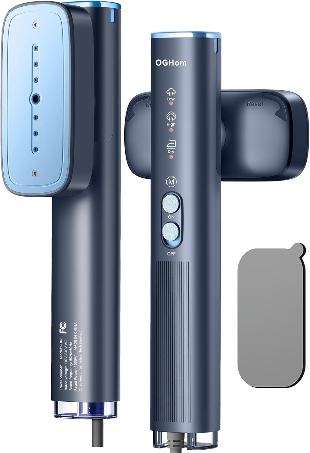 Portable Handheld Clothes Steamer – OGHom 1000W Powerful Fabric Steamer for Wrinkle Removal, Quick Heat-Up, Travel & Home Use