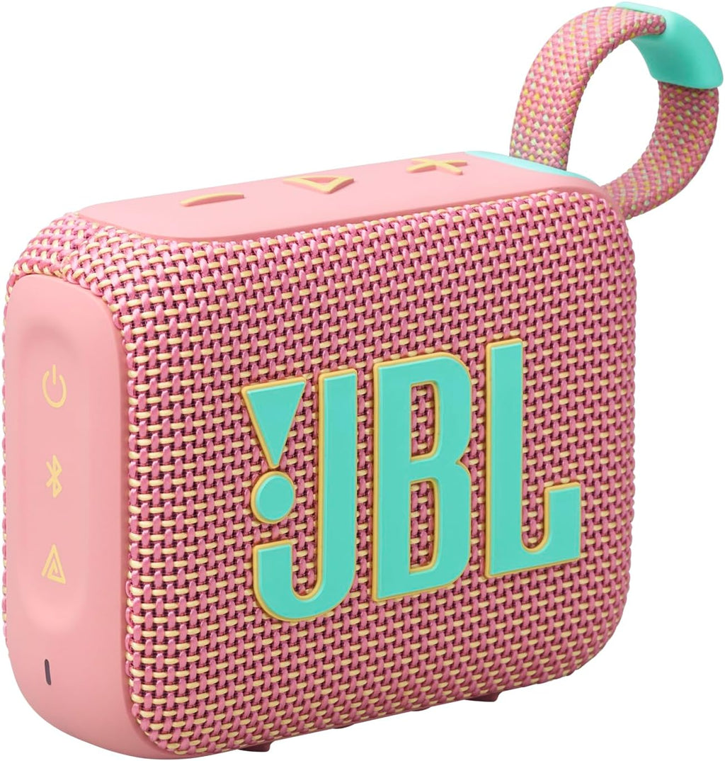 JBL Go 4 Ultra-Portable Waterproof Bluetooth Speaker – IP67 Dustproof, 7-Hour Playtime & Big JBL Pro Sound