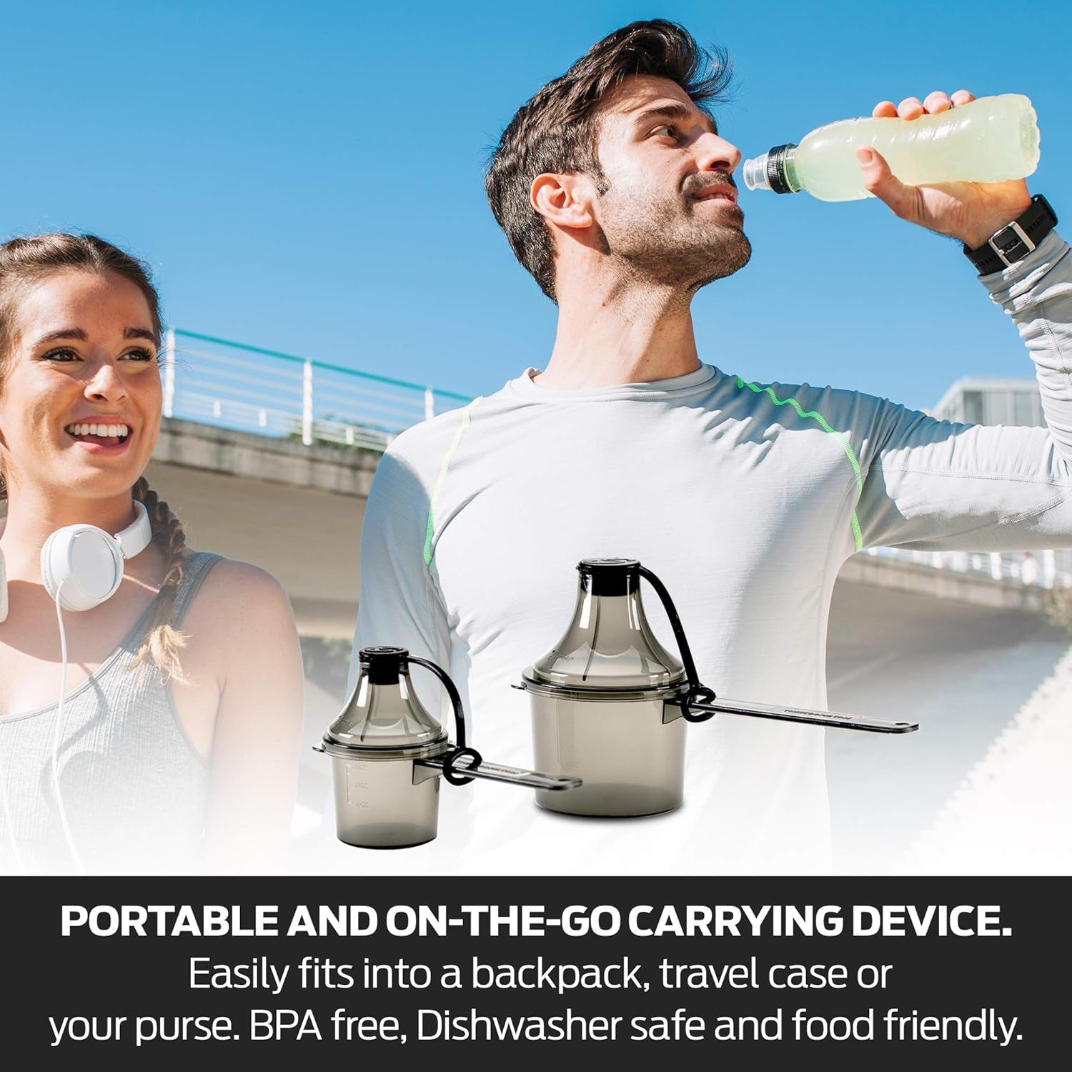 The Scoopie™ – Mess-Free Supplement Scoop & Spill-Proof Funnel